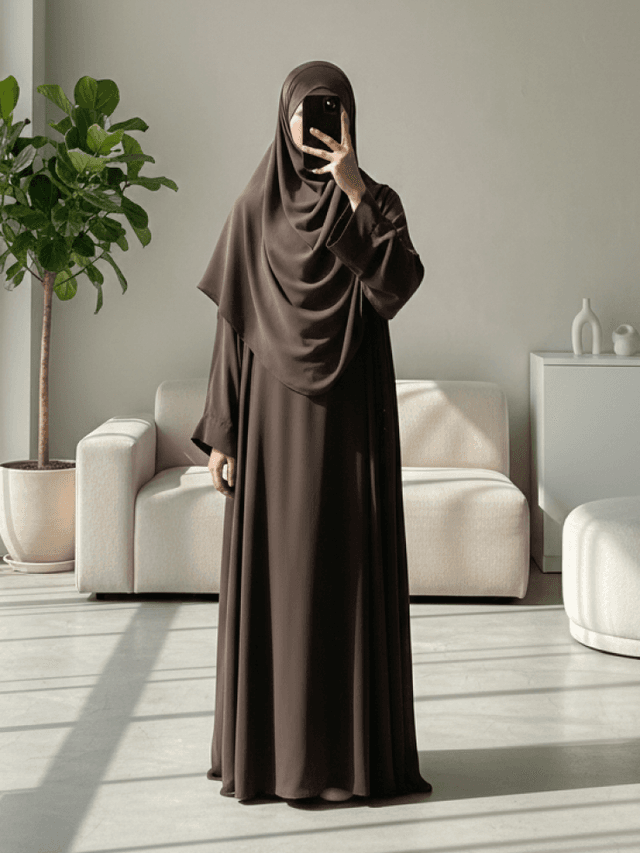 Abaya Cokelat