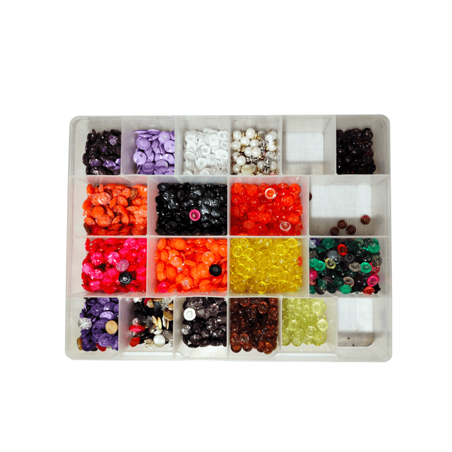 Kancing Kemeja Solid & Transparan