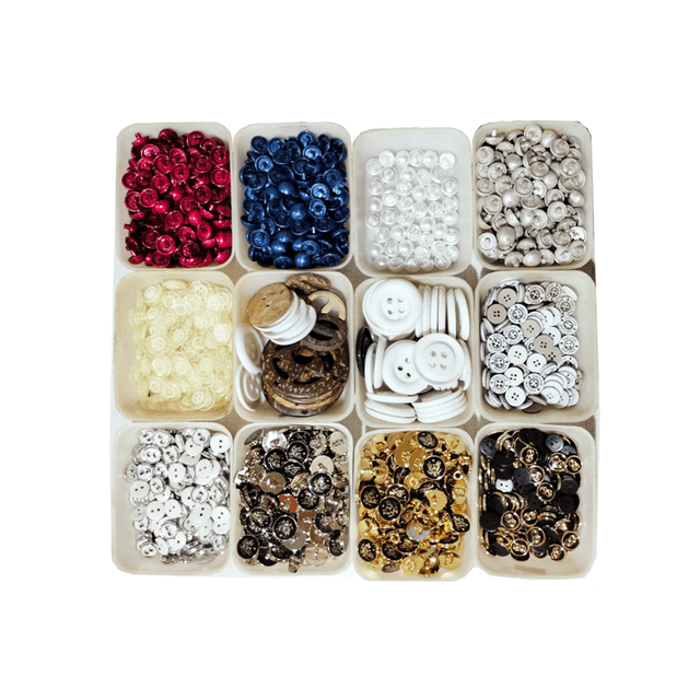 Kancing Jas Besar & Mutiara Hias